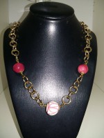 Collana con perle in ceramica di Caltagirone