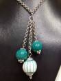 Collana con perle in ceramica di Caltagirone