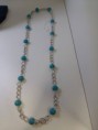 Collana con pietre dure turchese