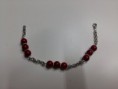 Bracciale con pietre di corallo